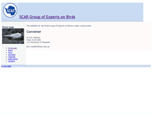 Tablet Screenshot of birds.scar.org